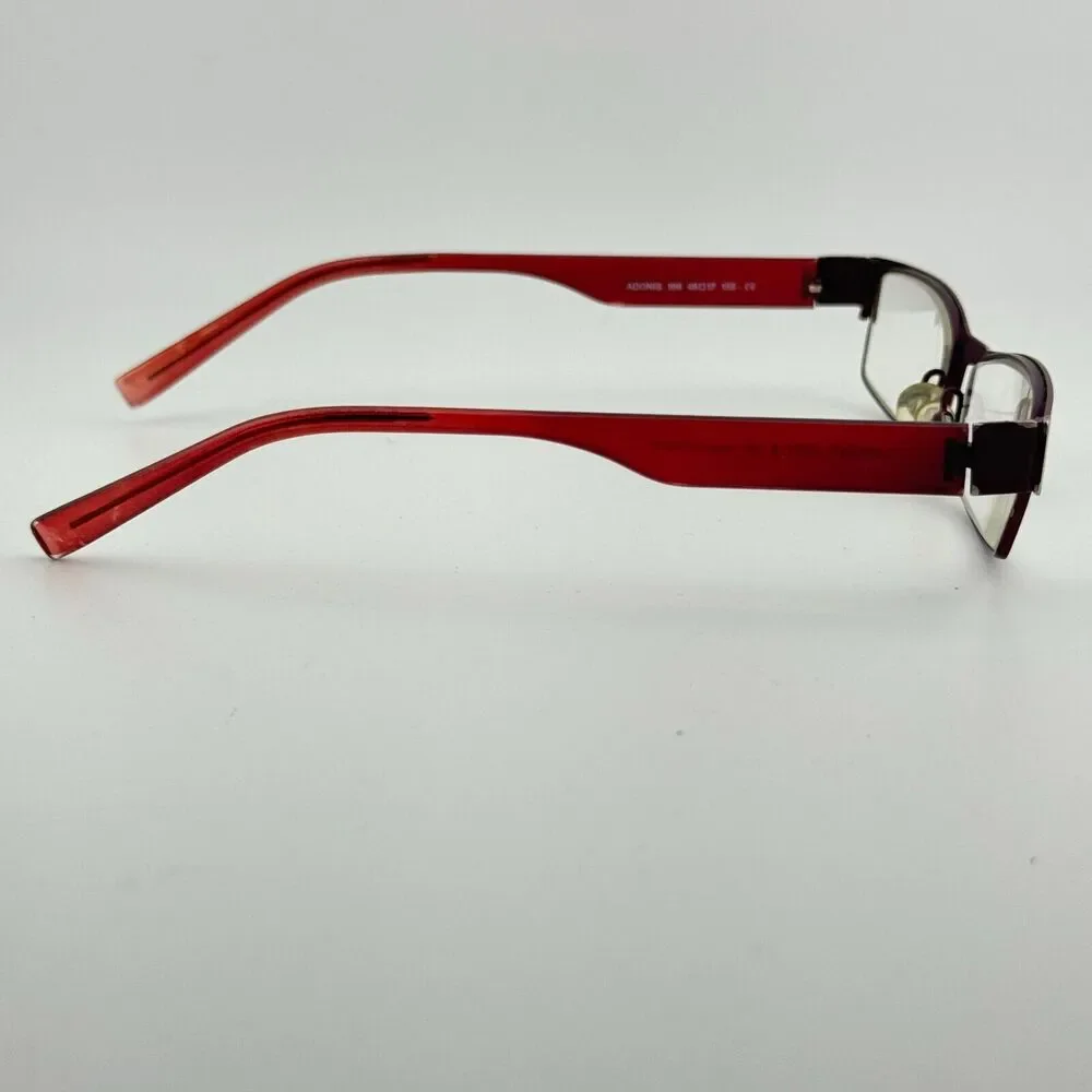 Lafont Issy & La Red Metal Rectangular Glasses France Adonis 196 49 17 135 13064